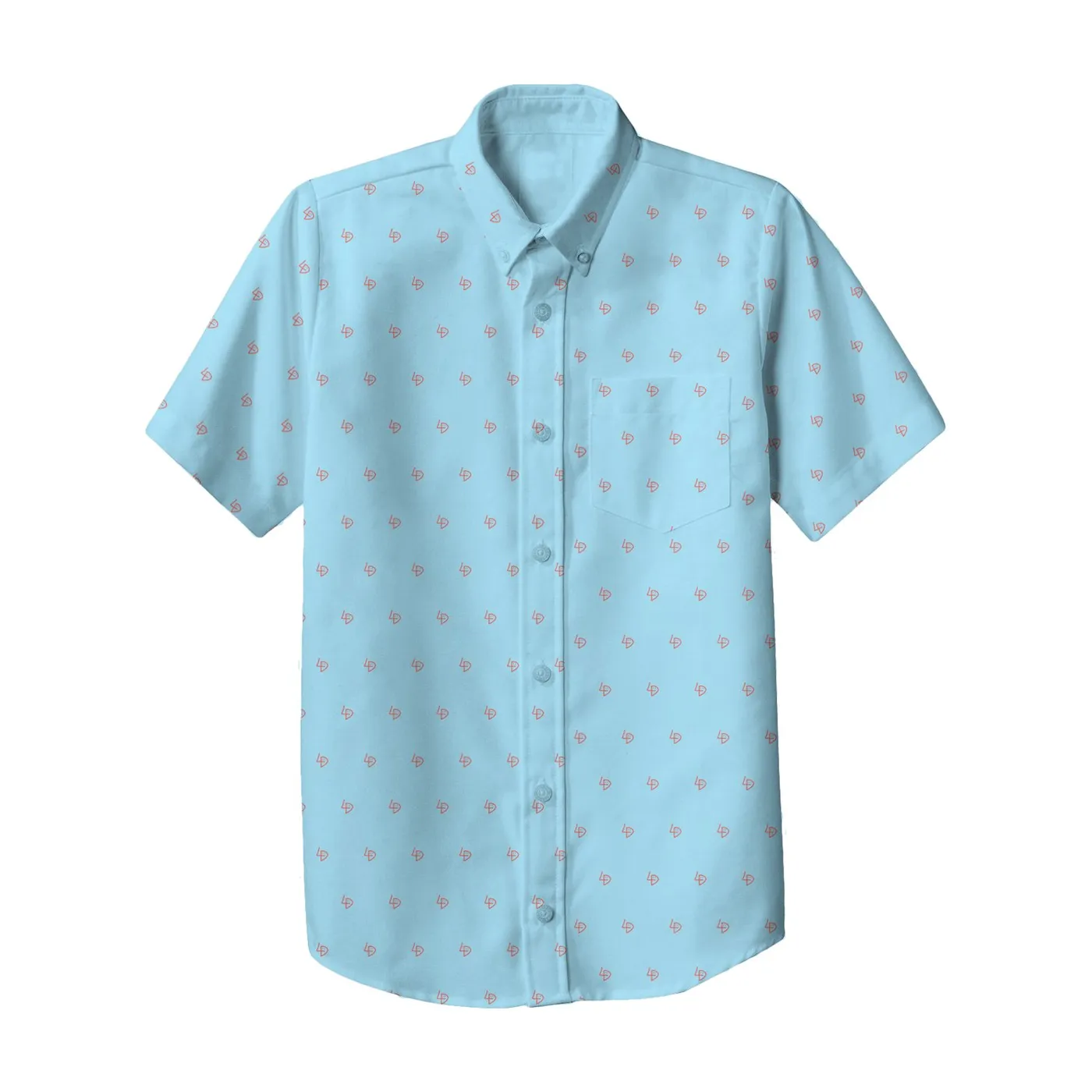 Lil Dicky LIGHT BLUE BUTTON DOWN SHIRT
