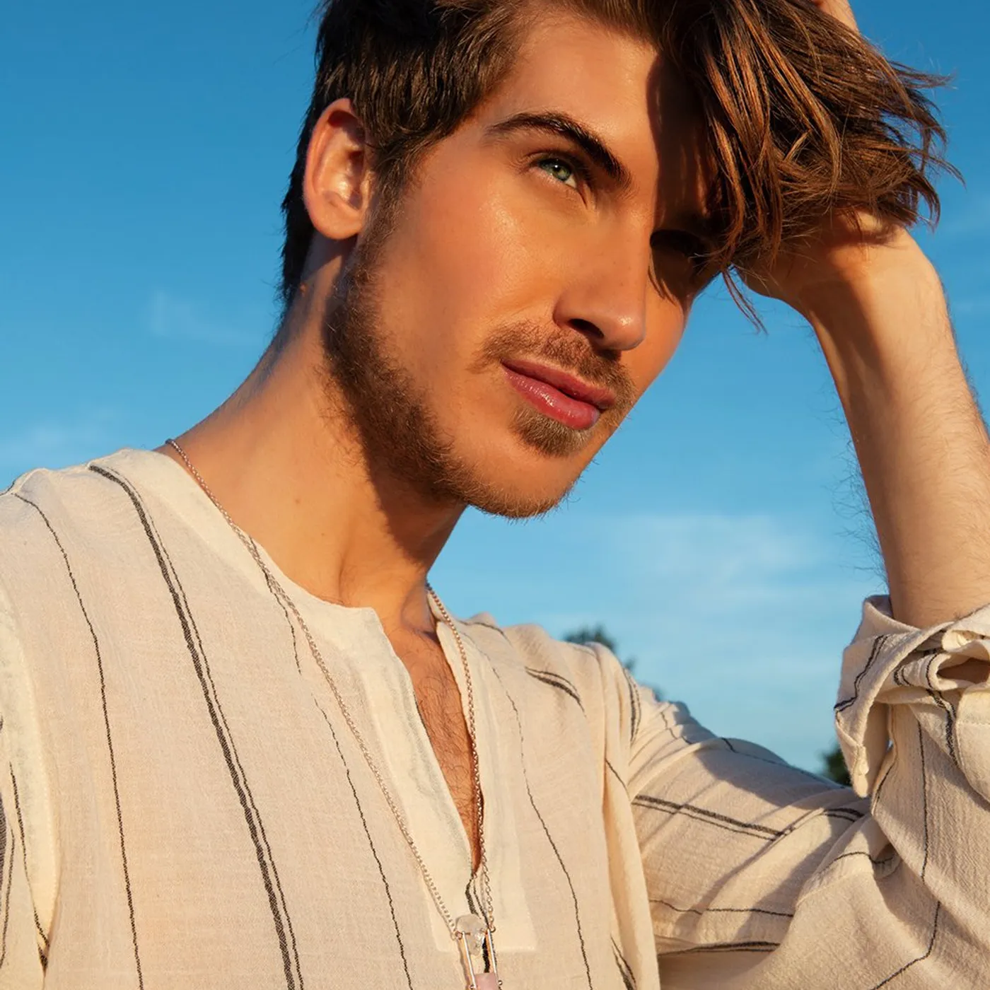 Joey Graceffa Rose & Clear Quartz Duality Necklace