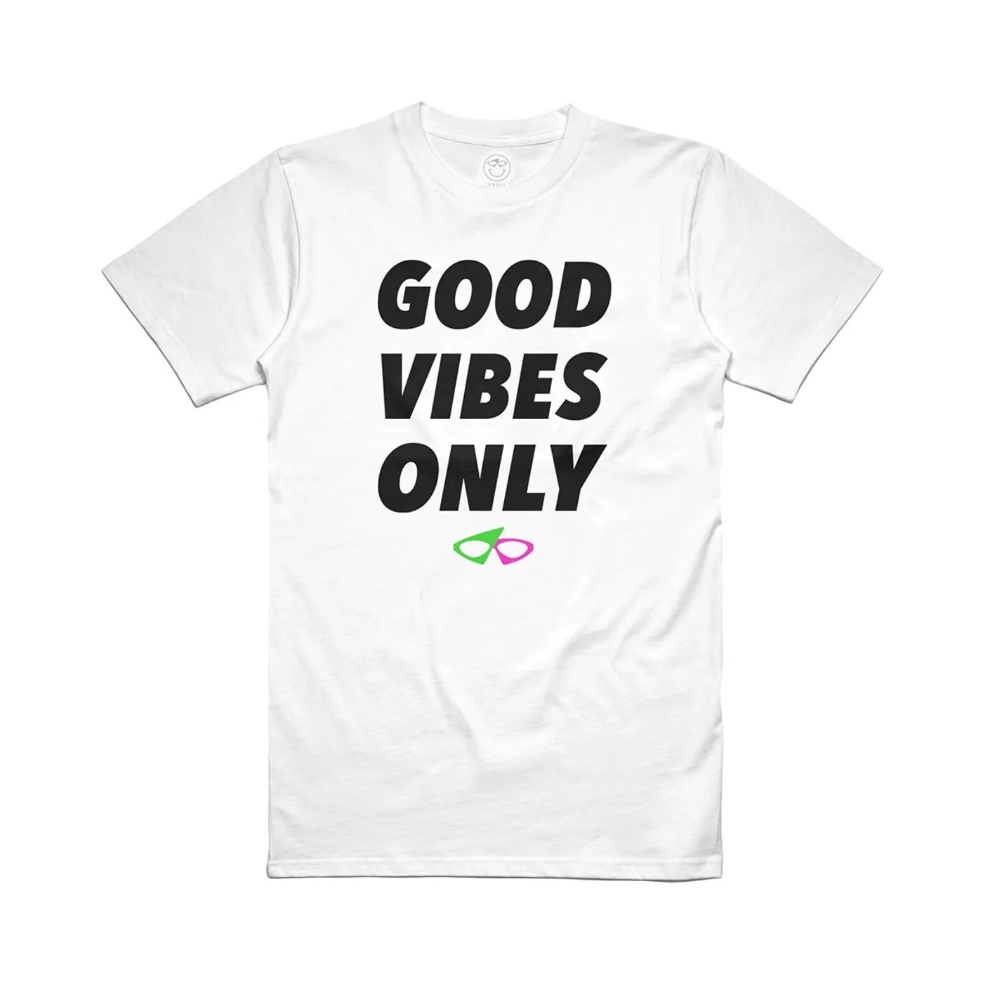 Roy Purdy Good Vibes Only Tee White