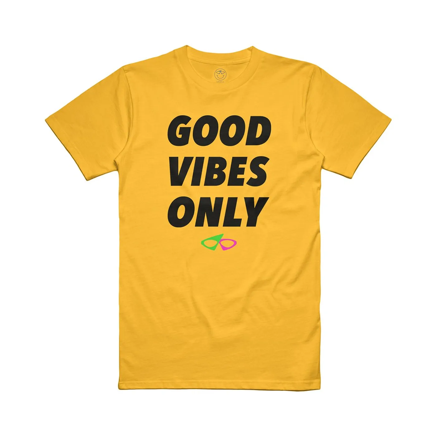 Roy Purdy Good Vibes Only Tee Yellow