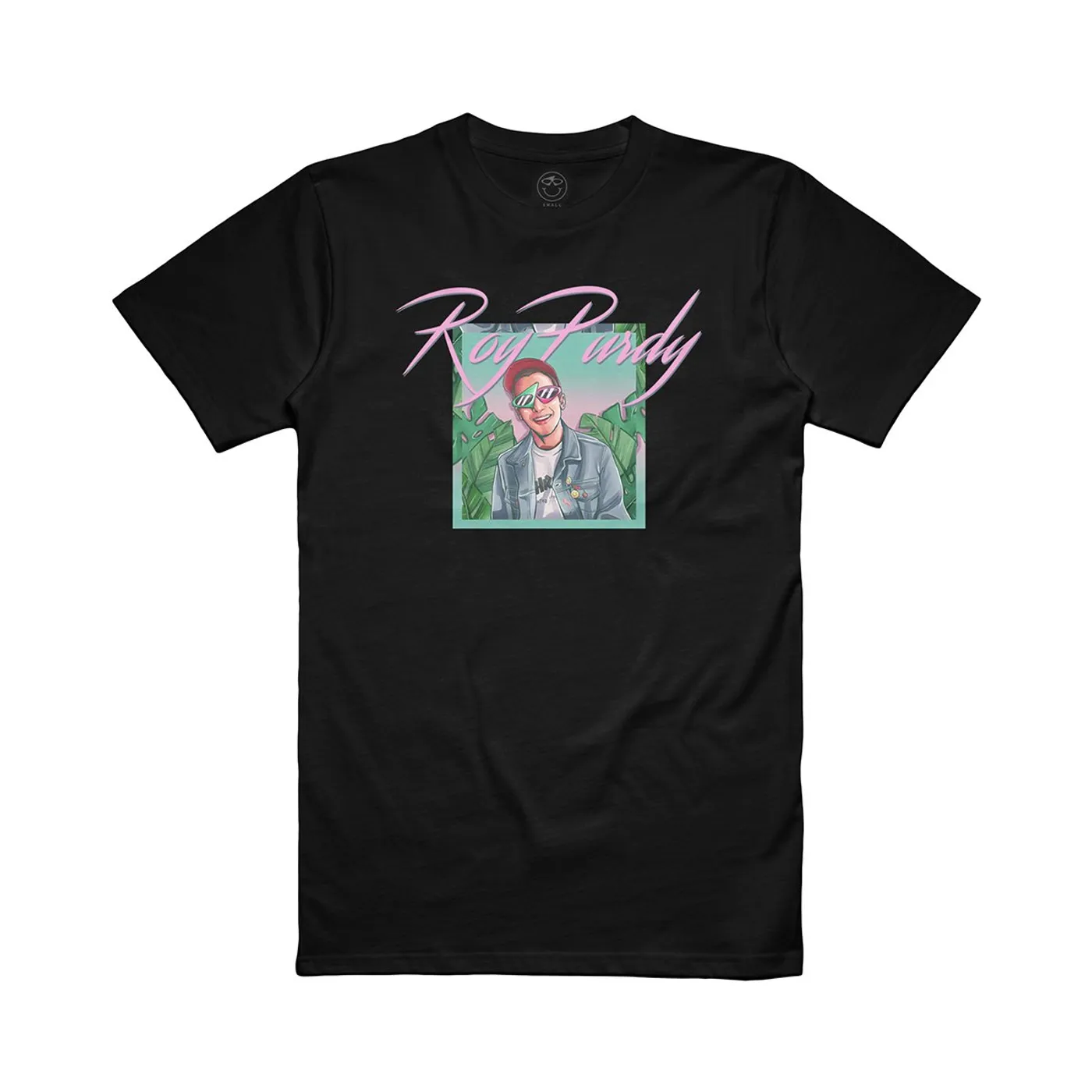 Roy Purdy Tropical Tee Black