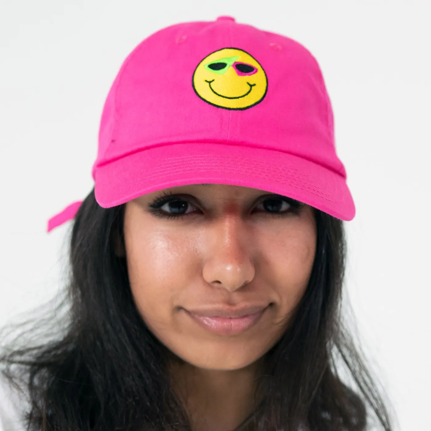 Roy Purdy Smiley Hat Hot Pink