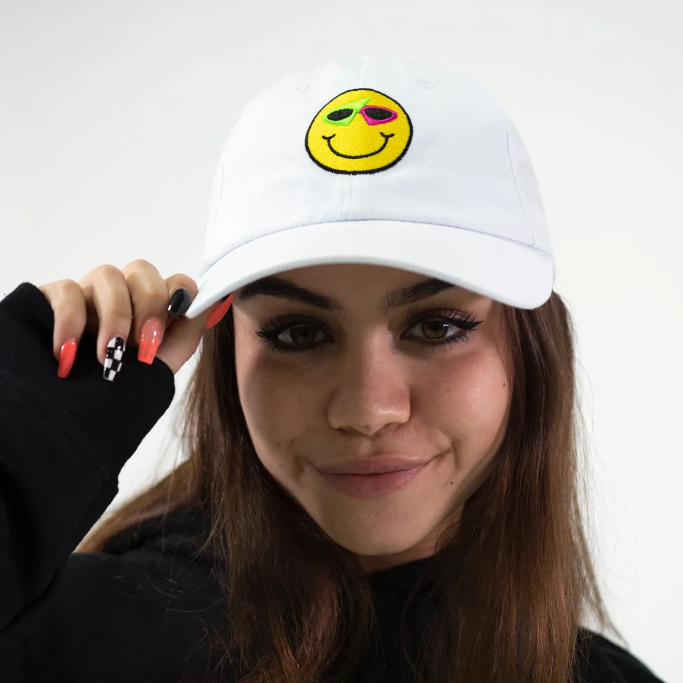 Roy Purdy Smiley Hat White