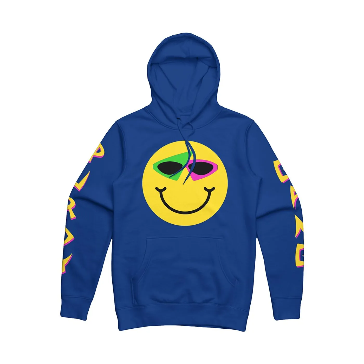 Roy Purdy Smiley Hoodie Blue