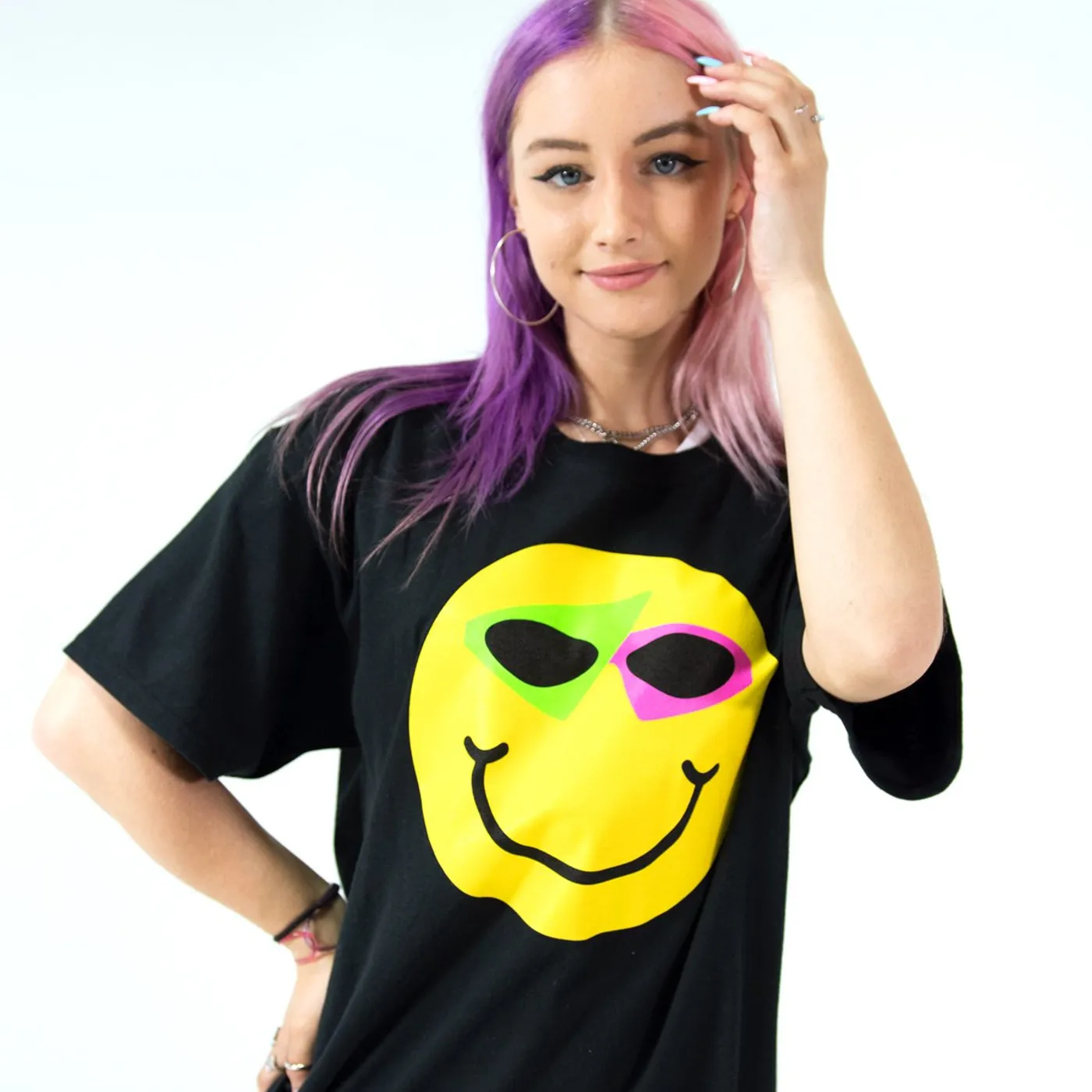 Roy Purdy Smiley Tee Black