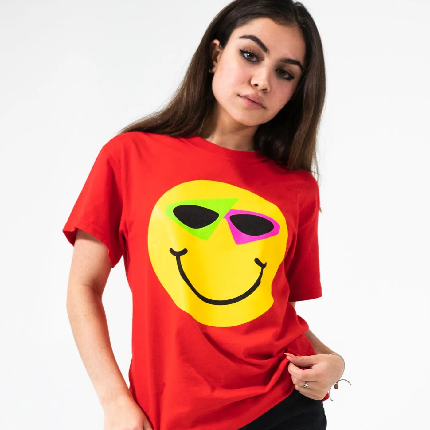 Roy Purdy Smiley Tee Red