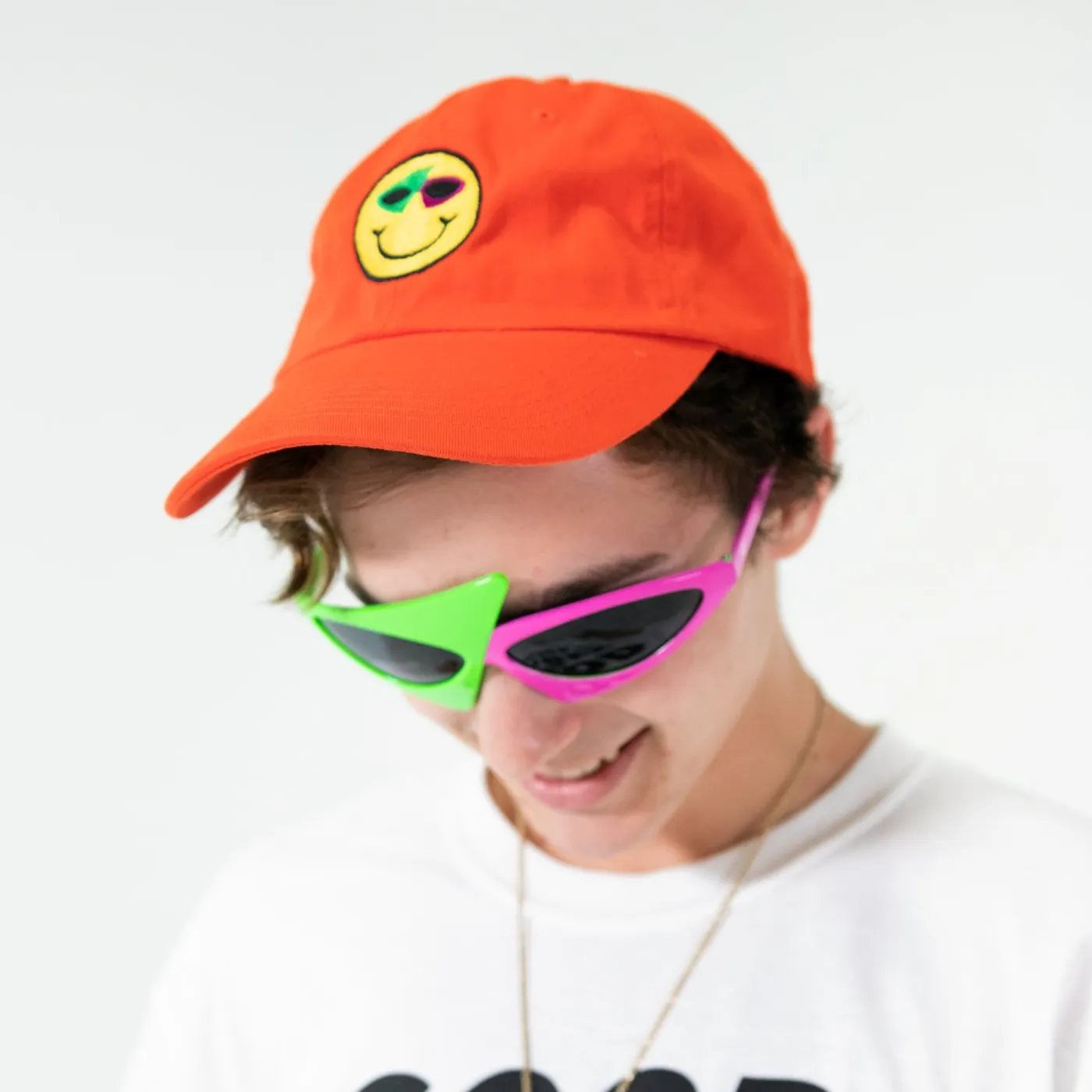 Roy Purdy Smiley Hat Orange