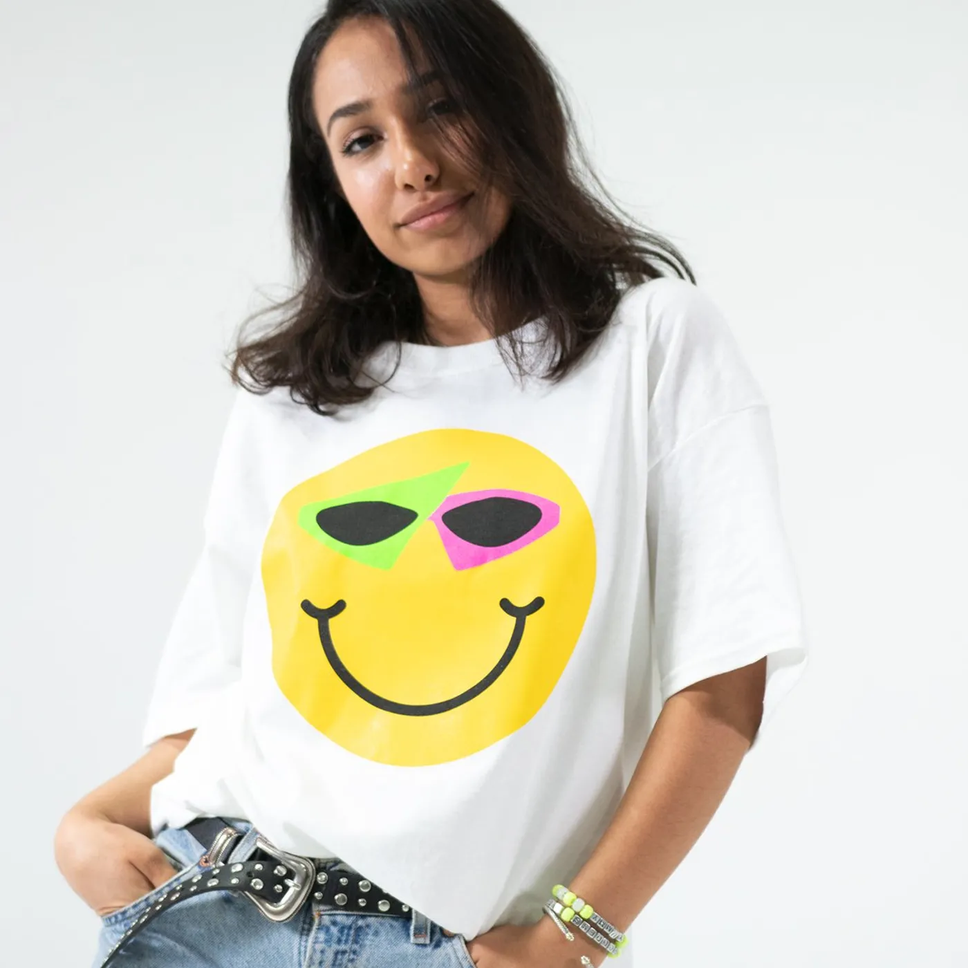Roy Purdy Smiley Tee White