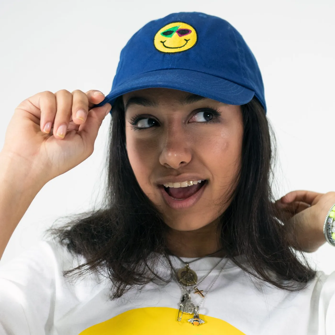 Roy Purdy Smiley Hat Blue