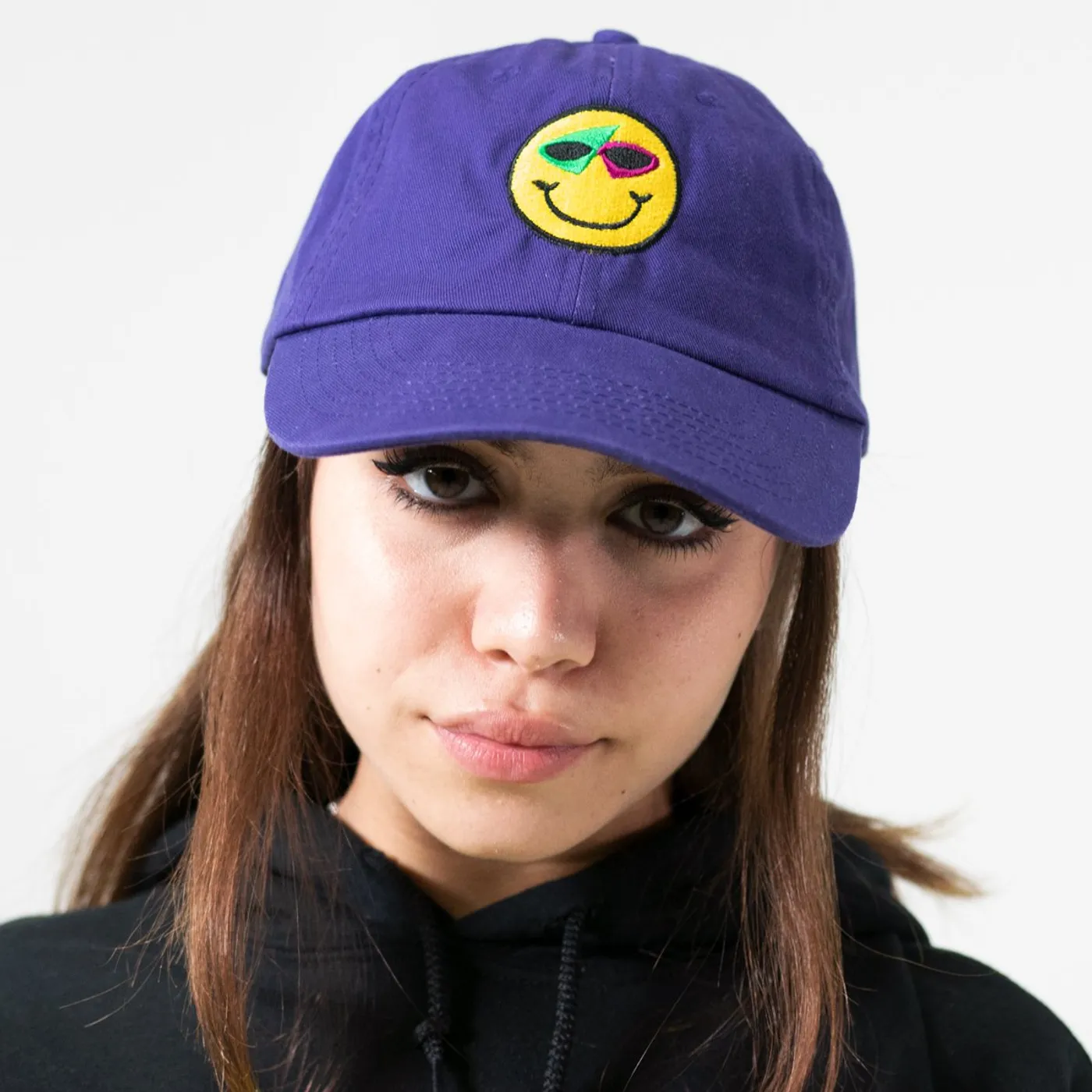 Roy Purdy Smiley Hat Purple