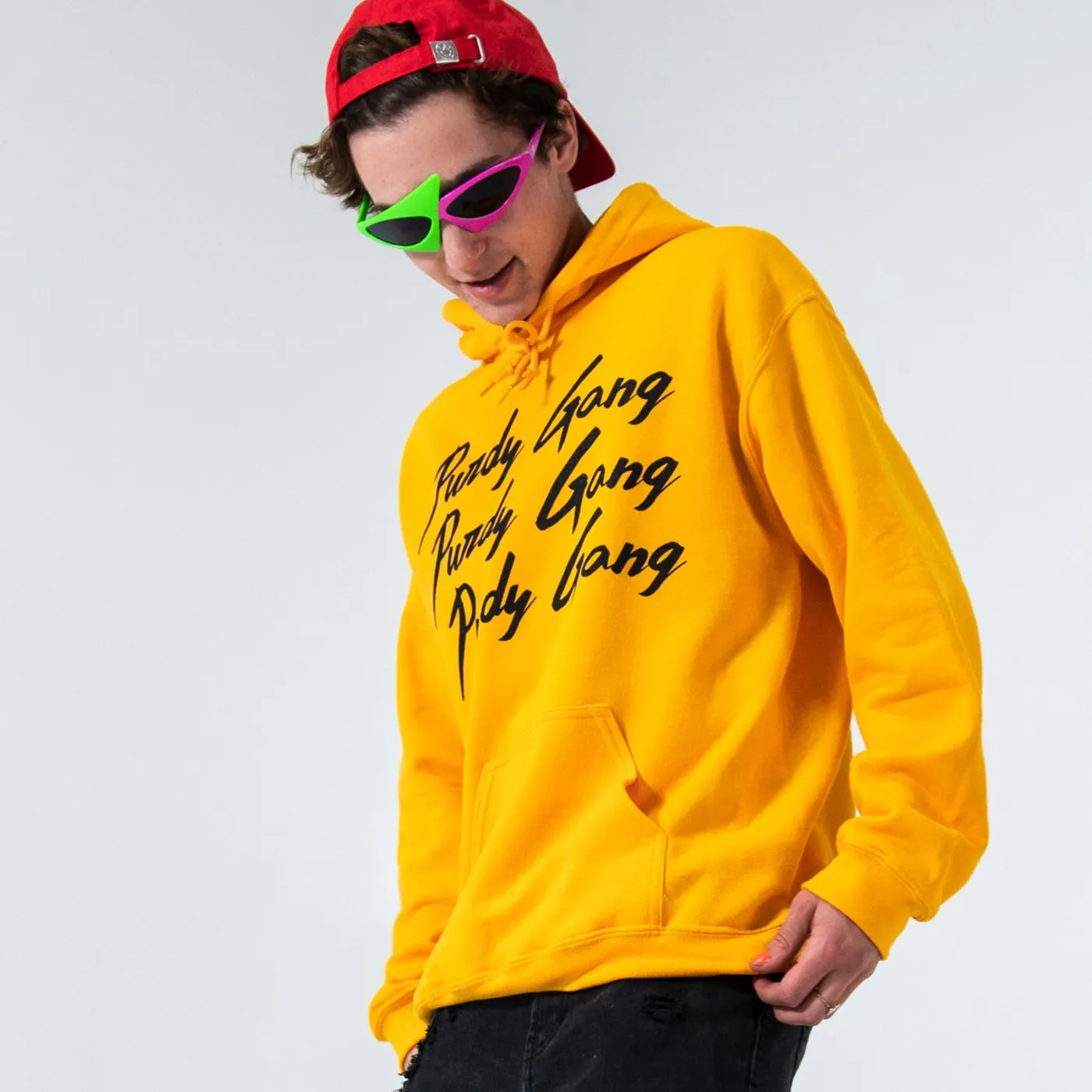 Roy Purdy Purdy Gang Yellow Hoodie