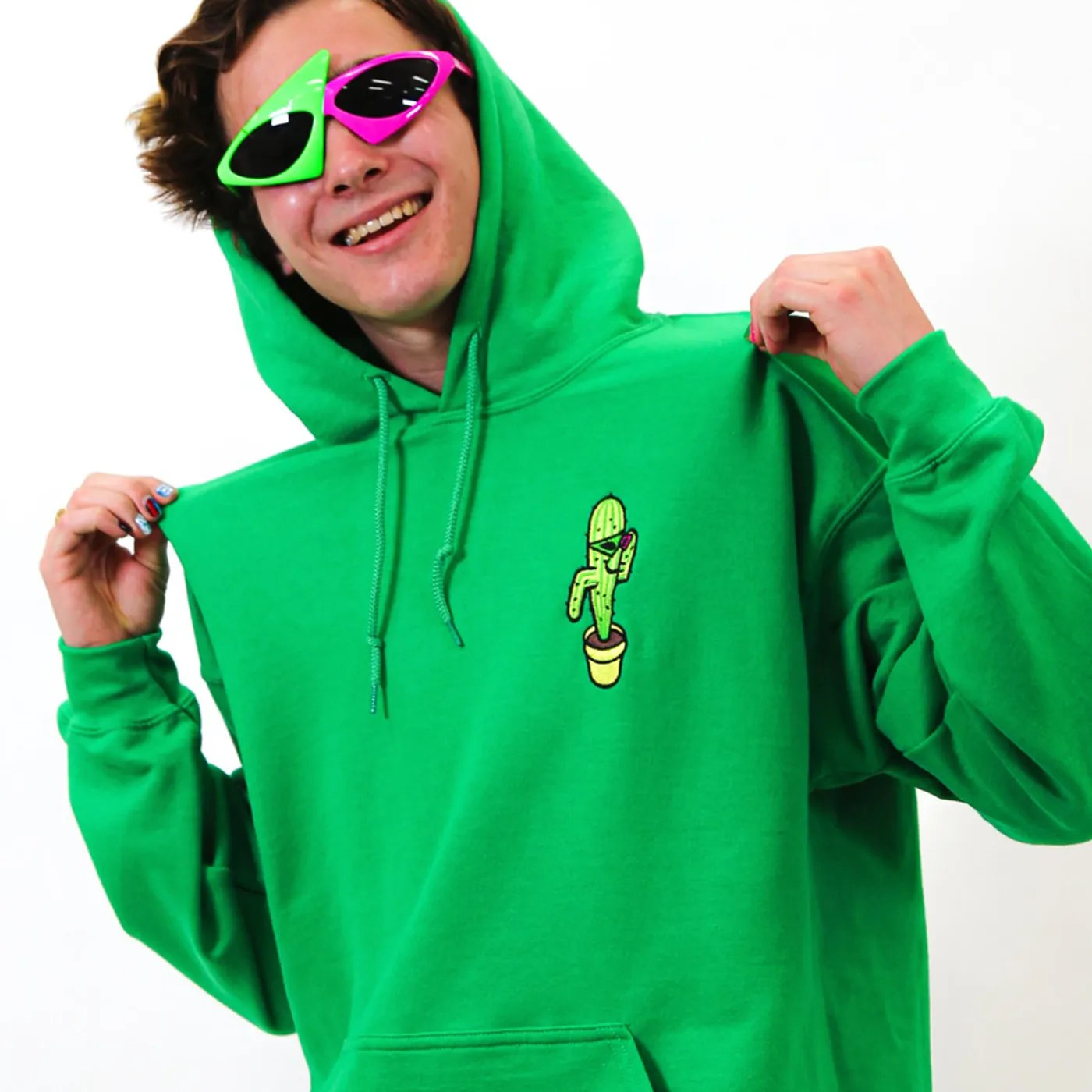 Roy Purdy Purdy World Cactus Hoodie Embroidered