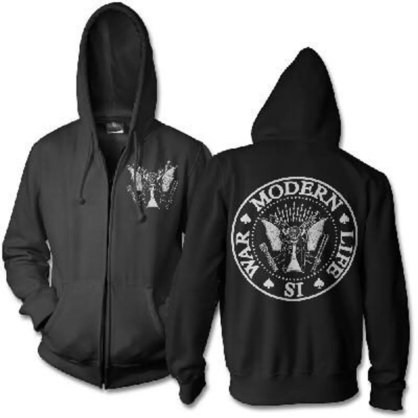 Modern Life Is War Dead Ramone Hoodie