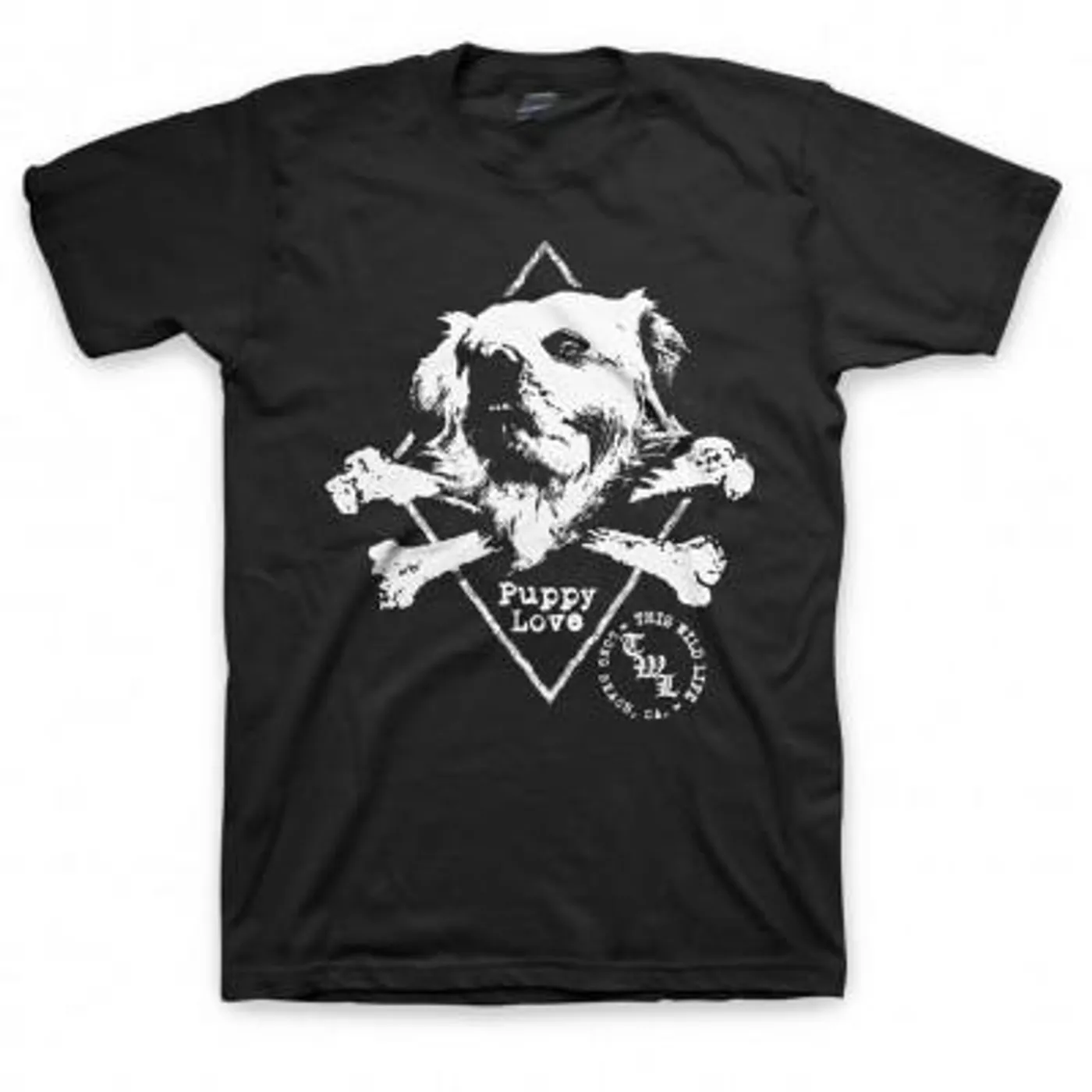 This Wild Life Puppy Love T-shirt (Black)