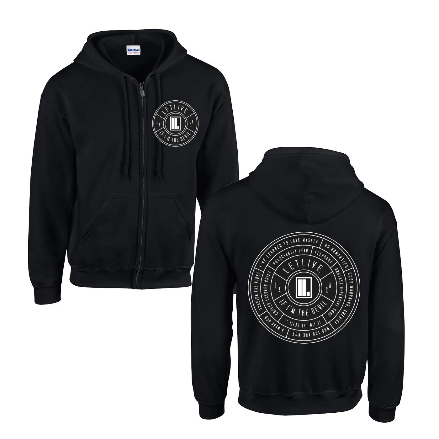 letlive. Cycle Zip-Up Hoodie