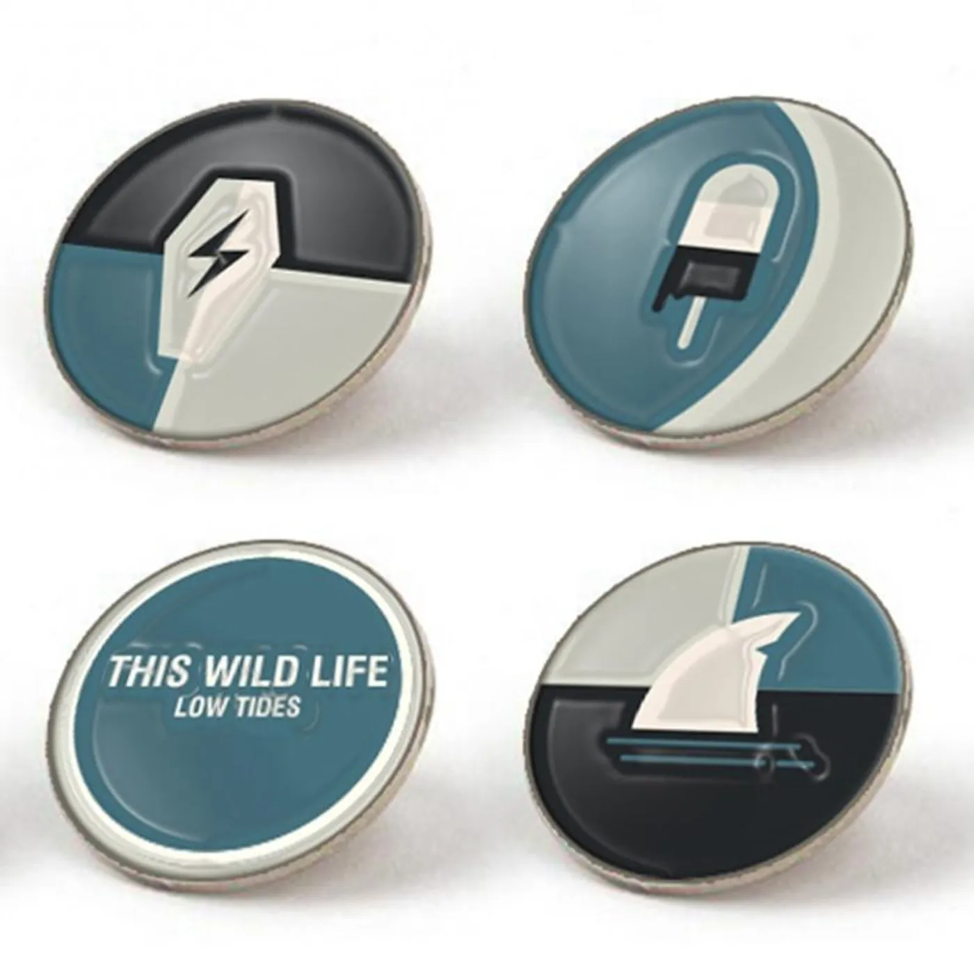 This Wild Life Low Tides Enamel Pin Set