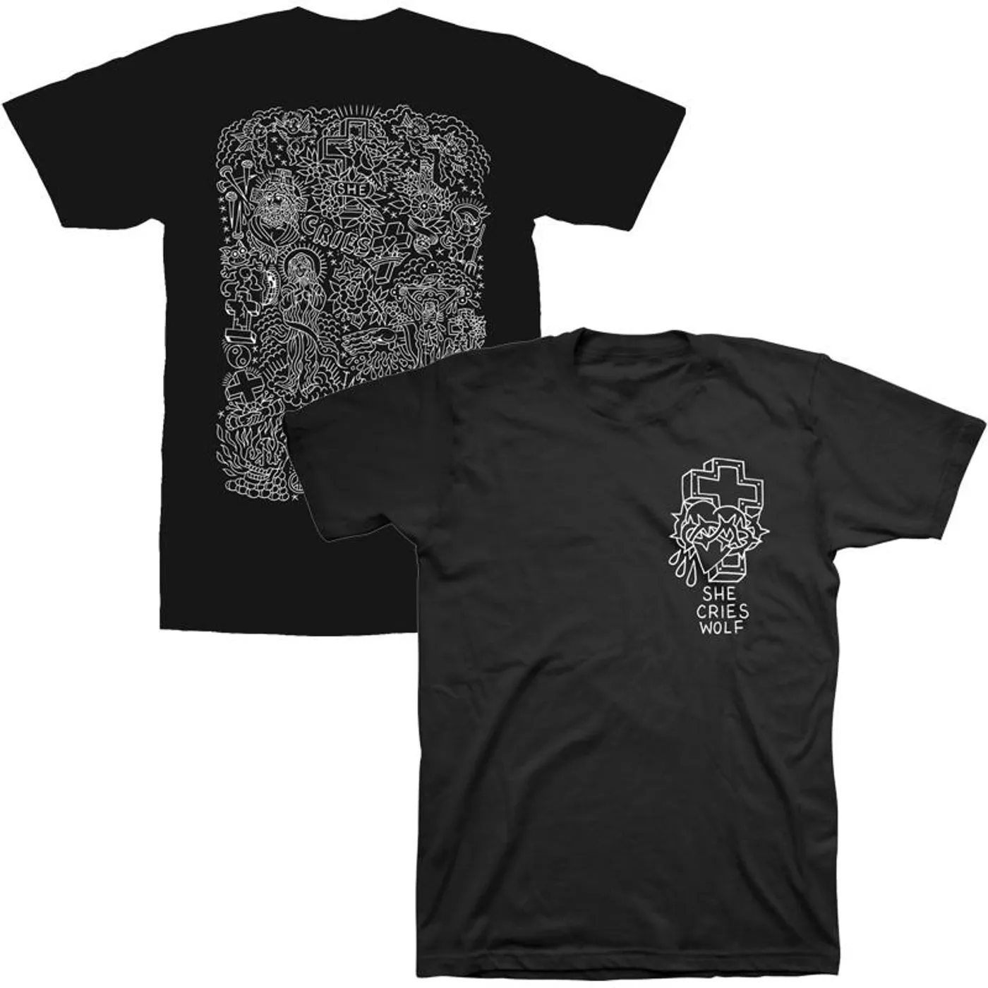 She Cries Wolf Will Duncan T-shirt (Black)