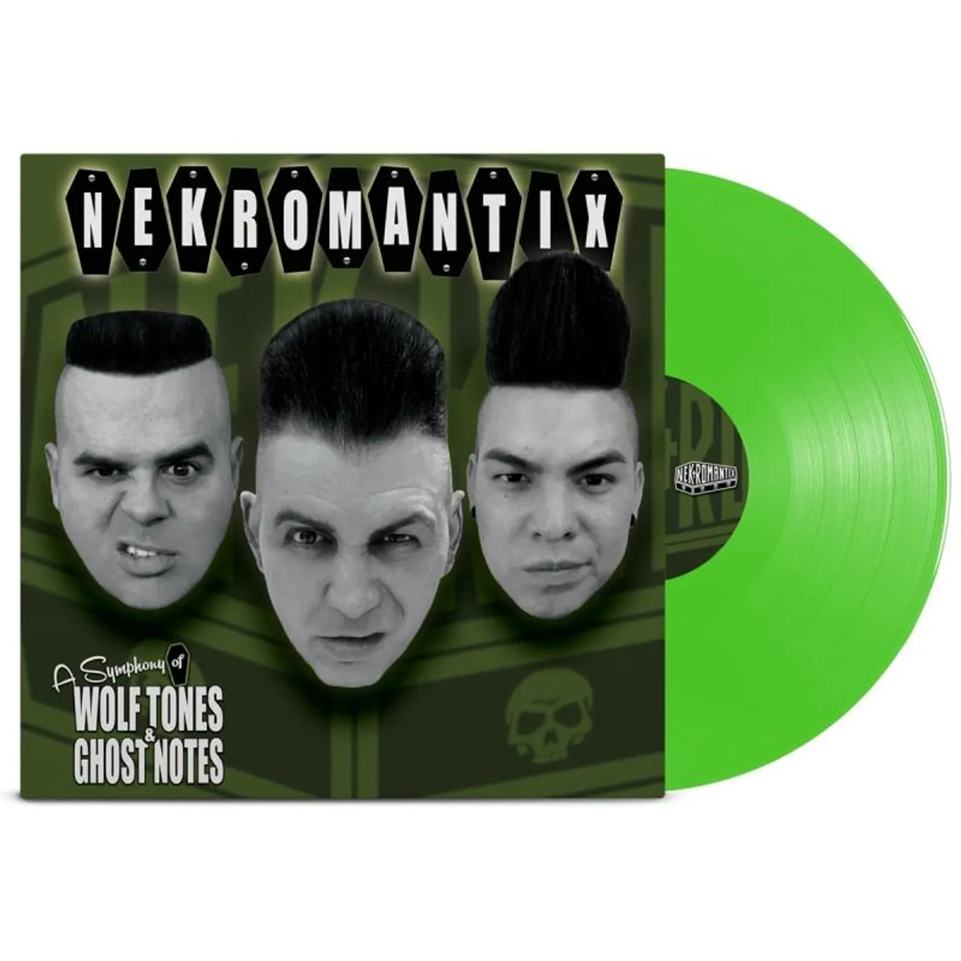 Nekromantix A Symphony Of Wolf Tones & Ghost Notes LP (Green) (Vinyl)