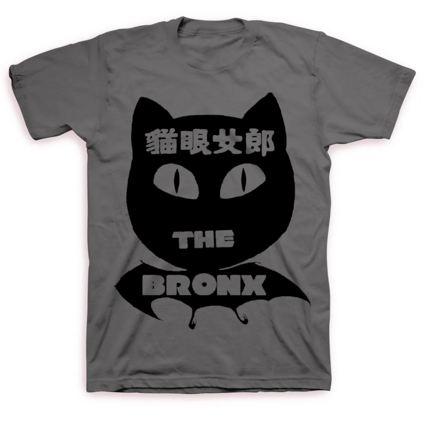 Bronx Bat Cat Logo Tee (Charcoal)