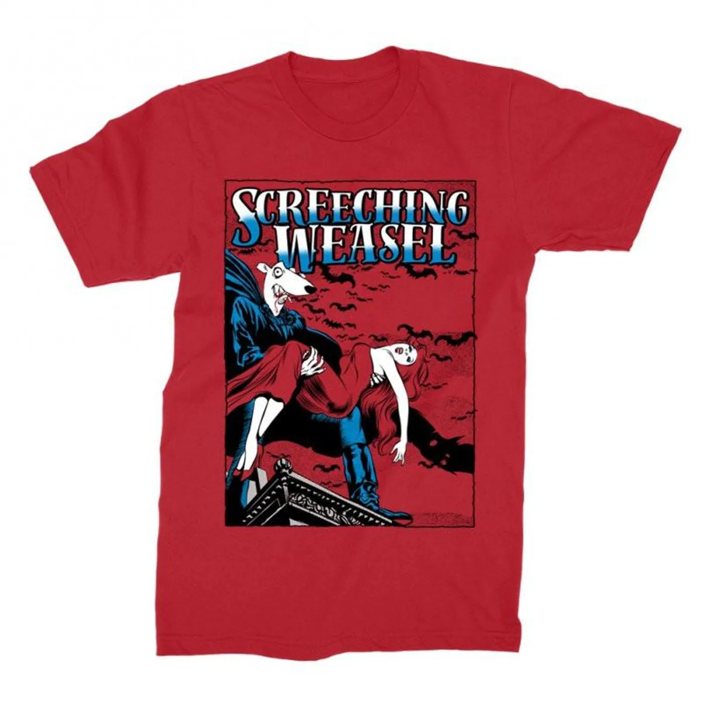 Screeching Weasel Dracula T-shirt (Red)