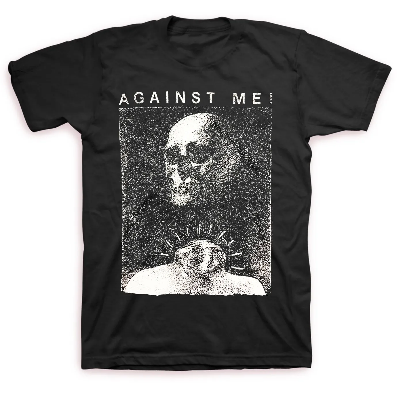 Against Me! Video Skull T-shirt (Black)
