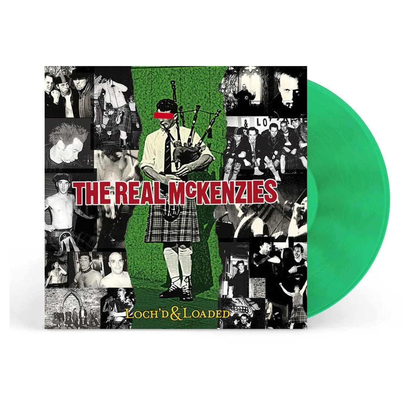The Real McKenzies Loch'd and Loaded LP (Green) (Vinyl)