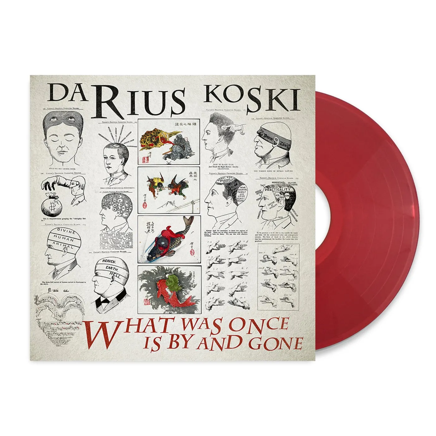 Darius Koski What Was Once Is By and Gone LP (Red) (Vinyl)