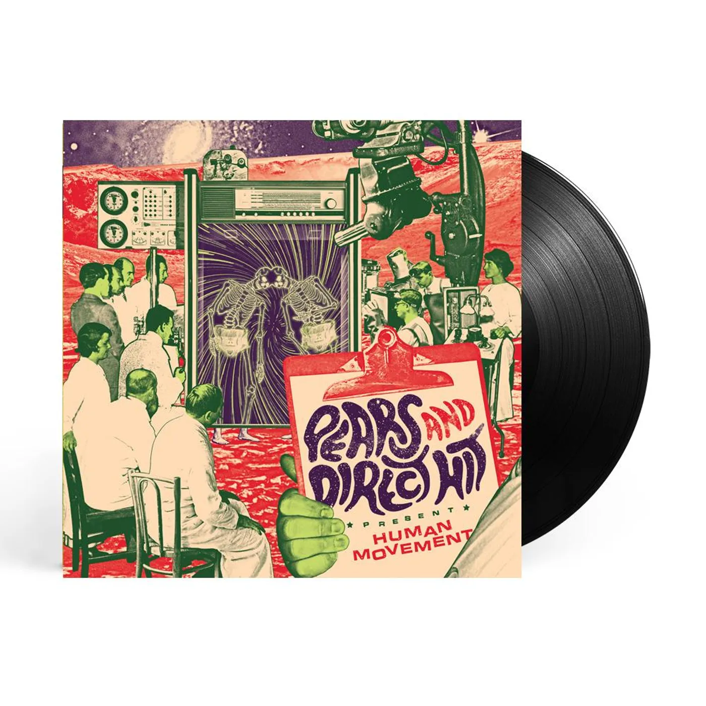 Direct Hit! Human Movement (split) LP (Black) (Vinyl)