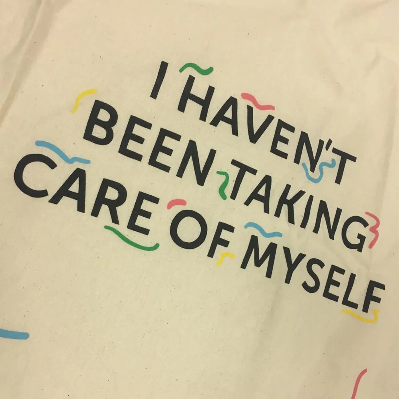 Alex Lahey I Haven't Been Taking Care Of Myself Tote Bag