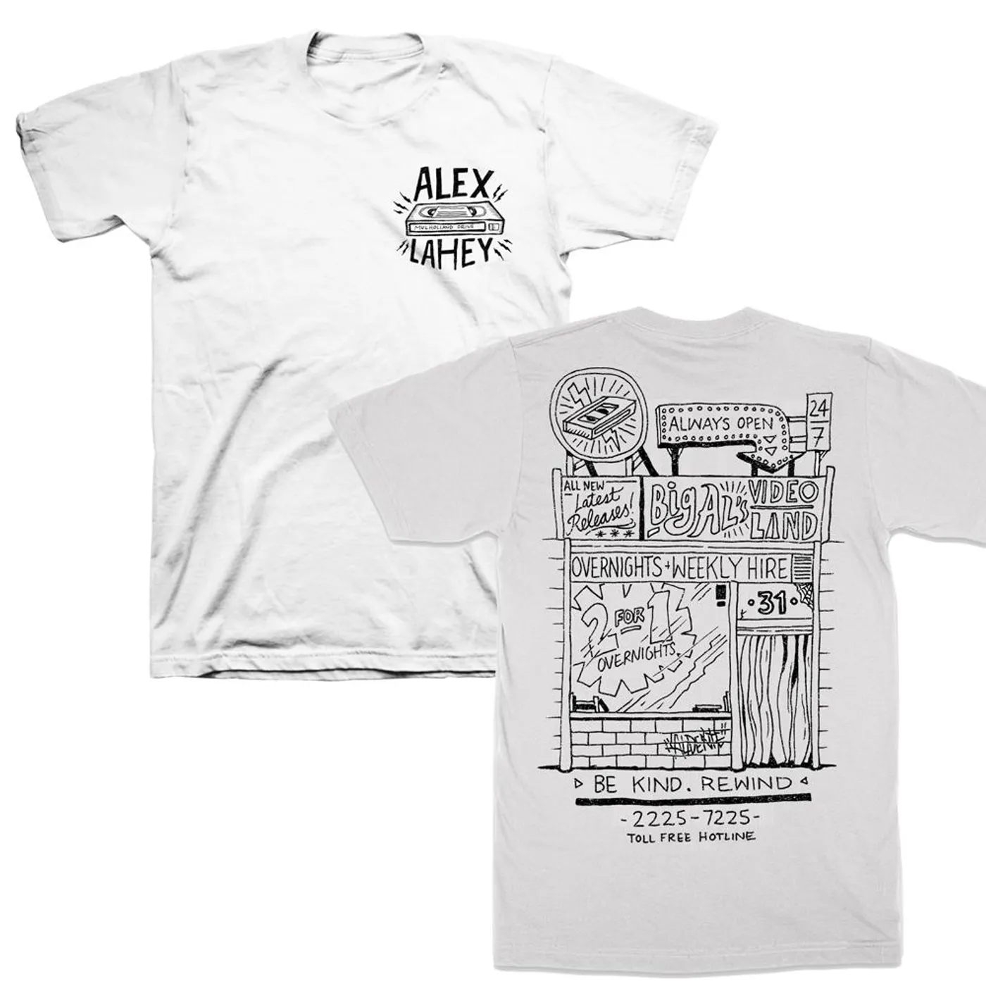 Alex Lahey Video Tee (White)
