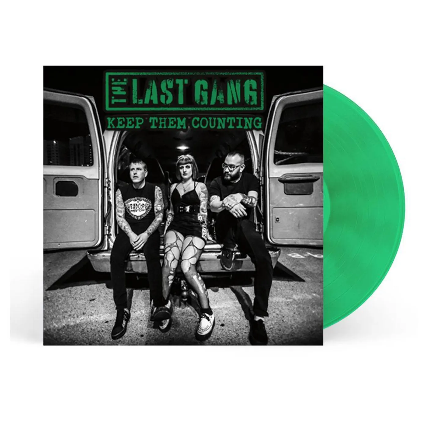 The Last Gang Keep Them Counting LP (Transparent Green) (Vinyl)