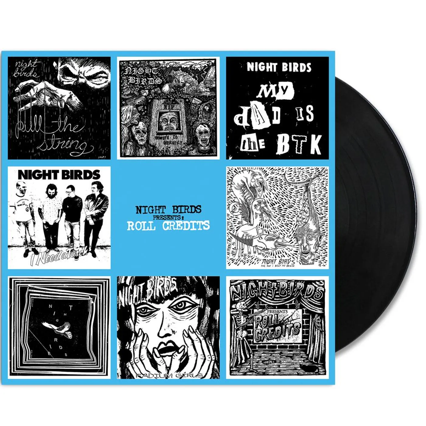 Night Birds Roll Credits LP (Black) (Vinyl)