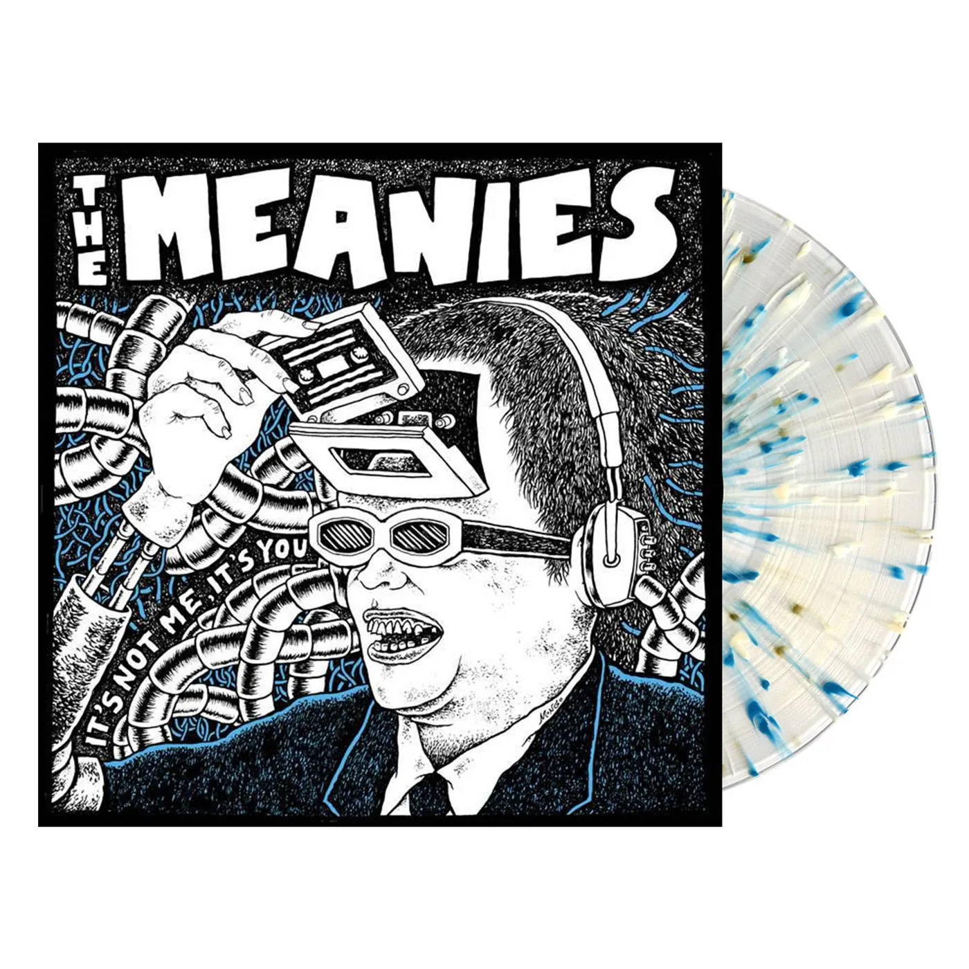 The Meanies It's Not Me, It's You LP (Clear with Blue/White Splatter) (Vinyl)