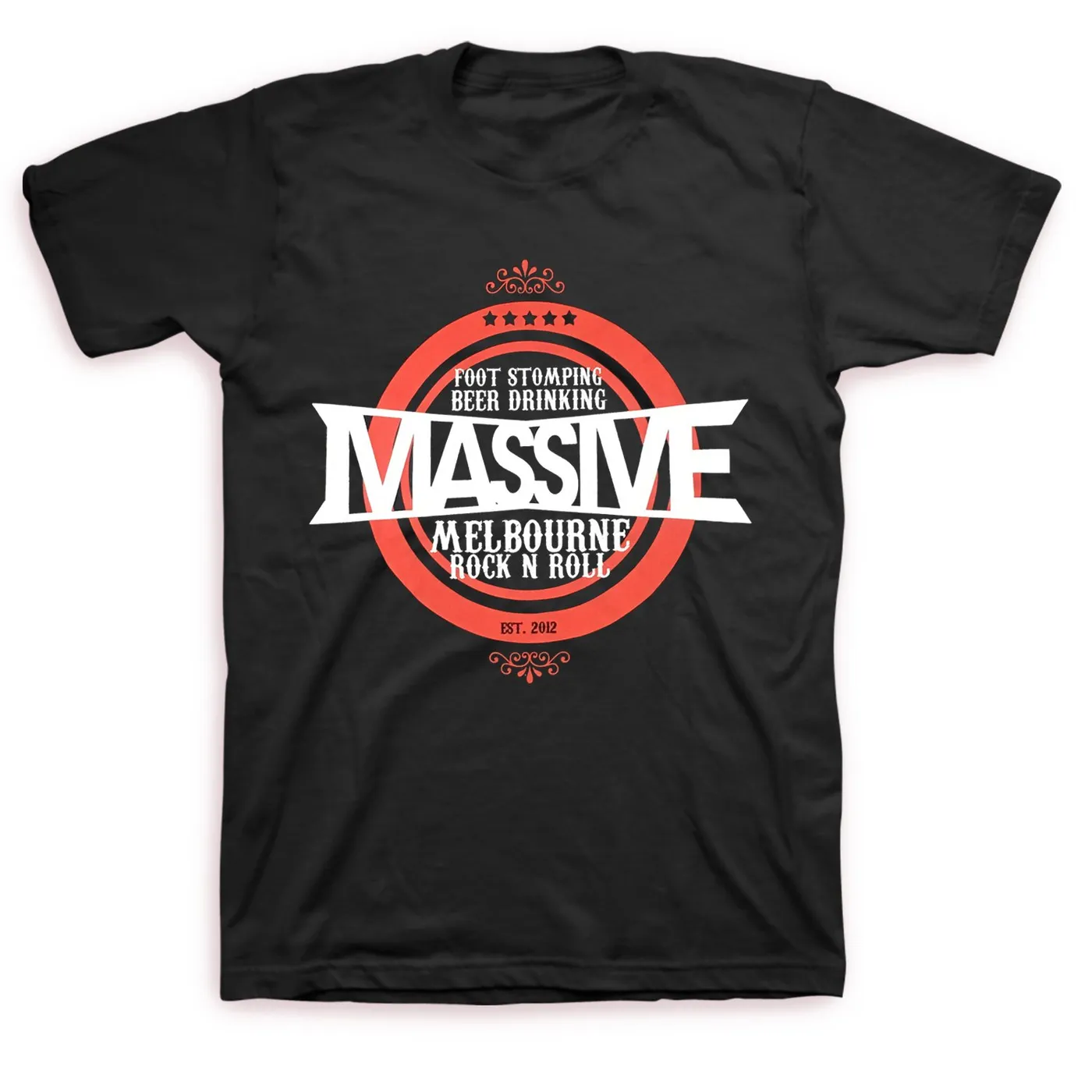 Massive 2017 EU/UK Tour Tee (Red)