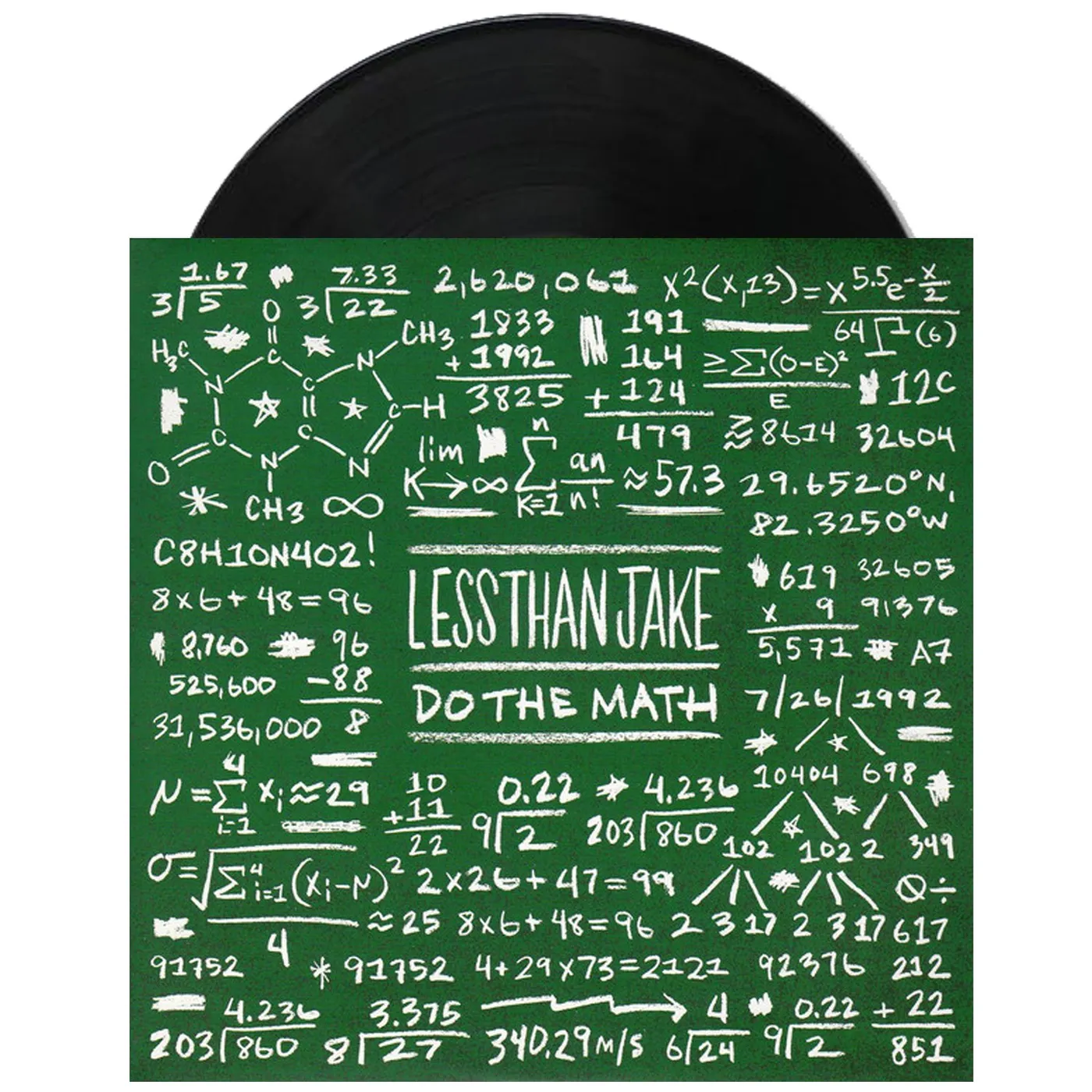 Less Than Jake Do The Math 7" (Black) (Vinyl)