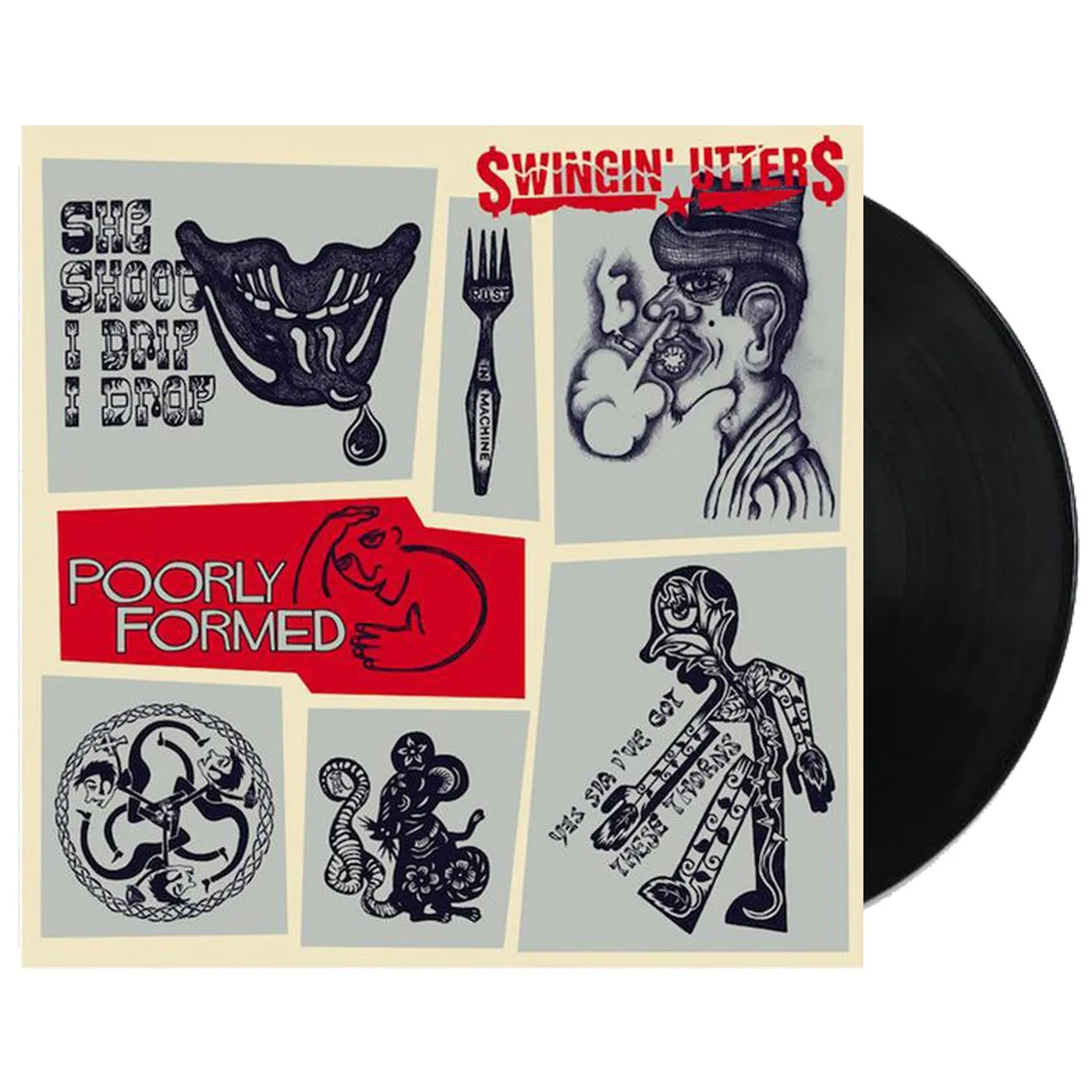 Swingin' Utters Poorly Formed LP (Vinyl)