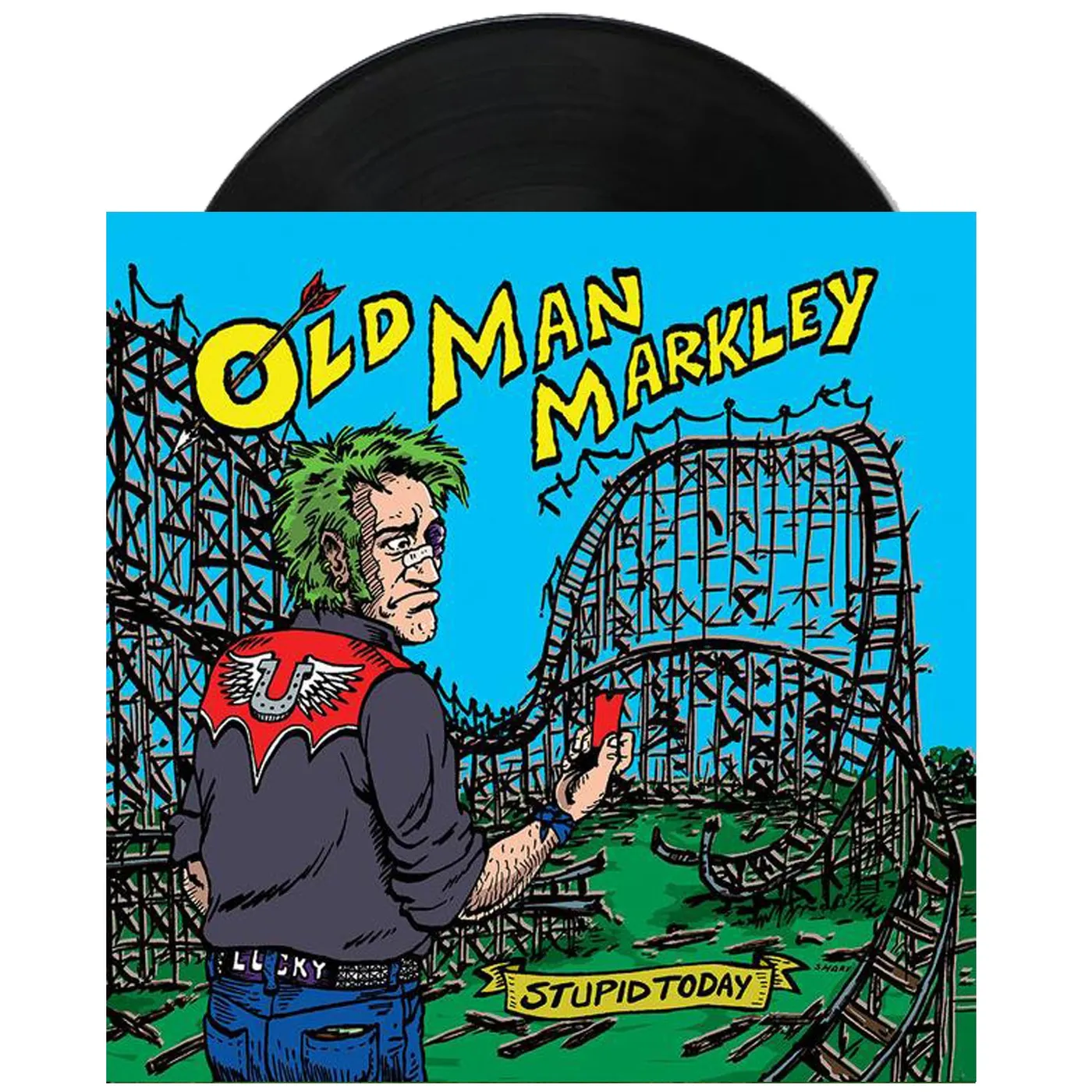 Old Man Markley Stupid Today 7" (Black) (Vinyl)