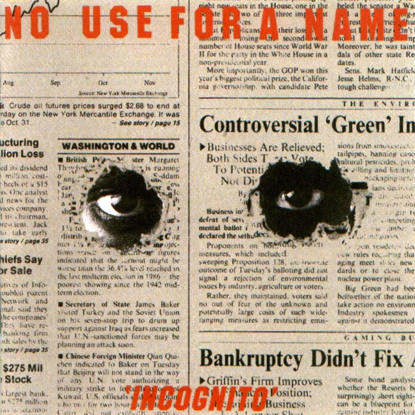 No Use For A Name Incognito CD