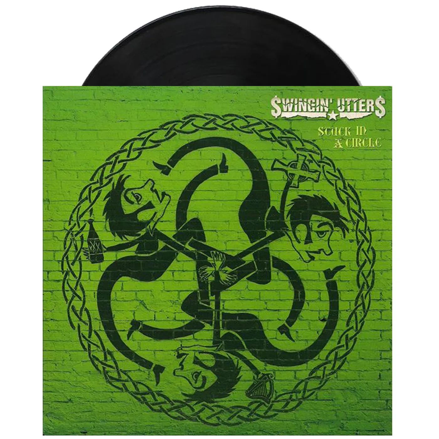 Swingin' Utters Stuck In A Circle 7" (Black) (Vinyl)