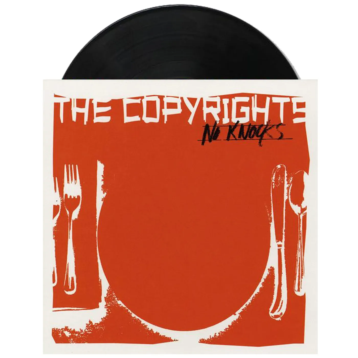 The Copyrights No Knocks 7" (Black) (Vinyl)