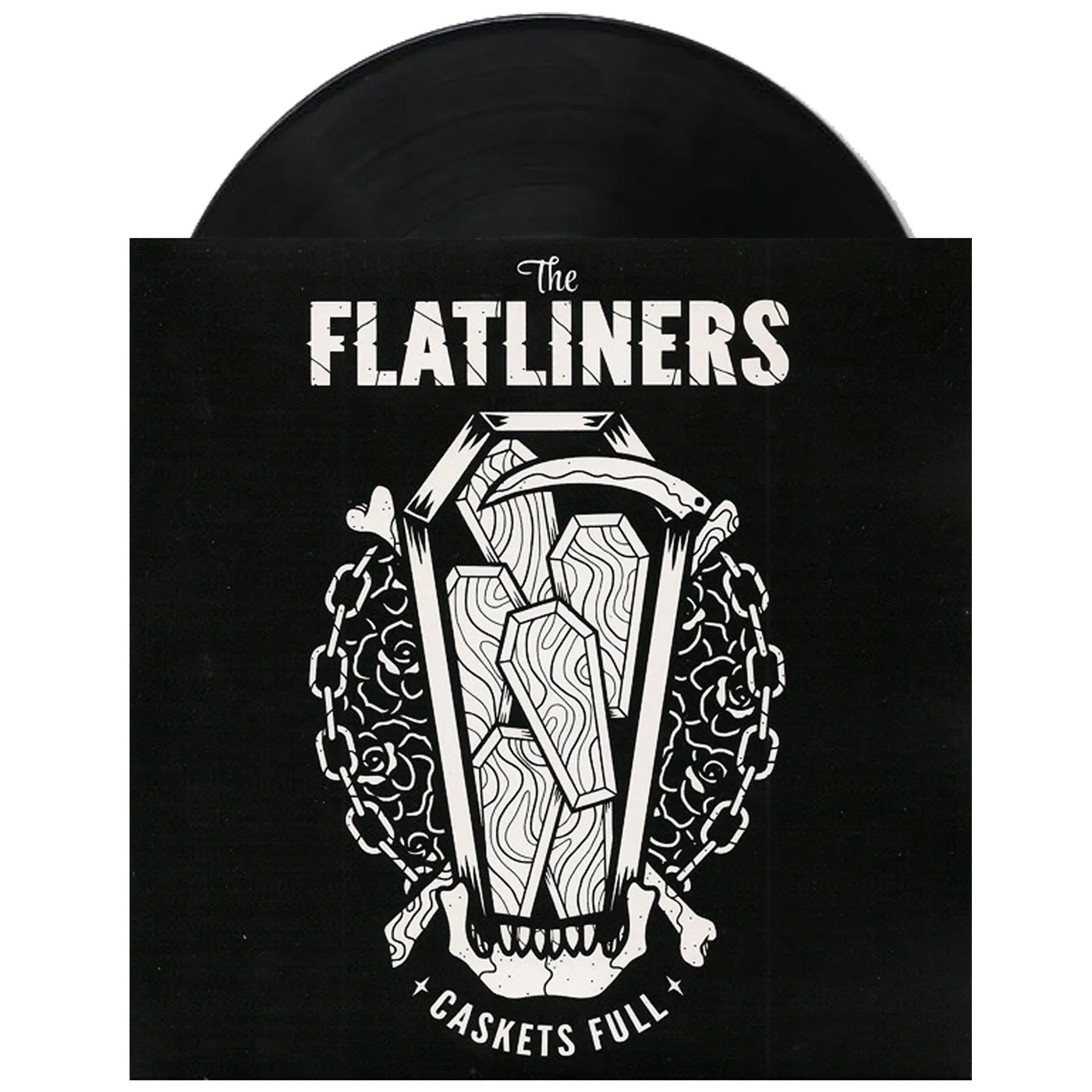 The Flatliners Caskets Full 7" (Black) (Vinyl)