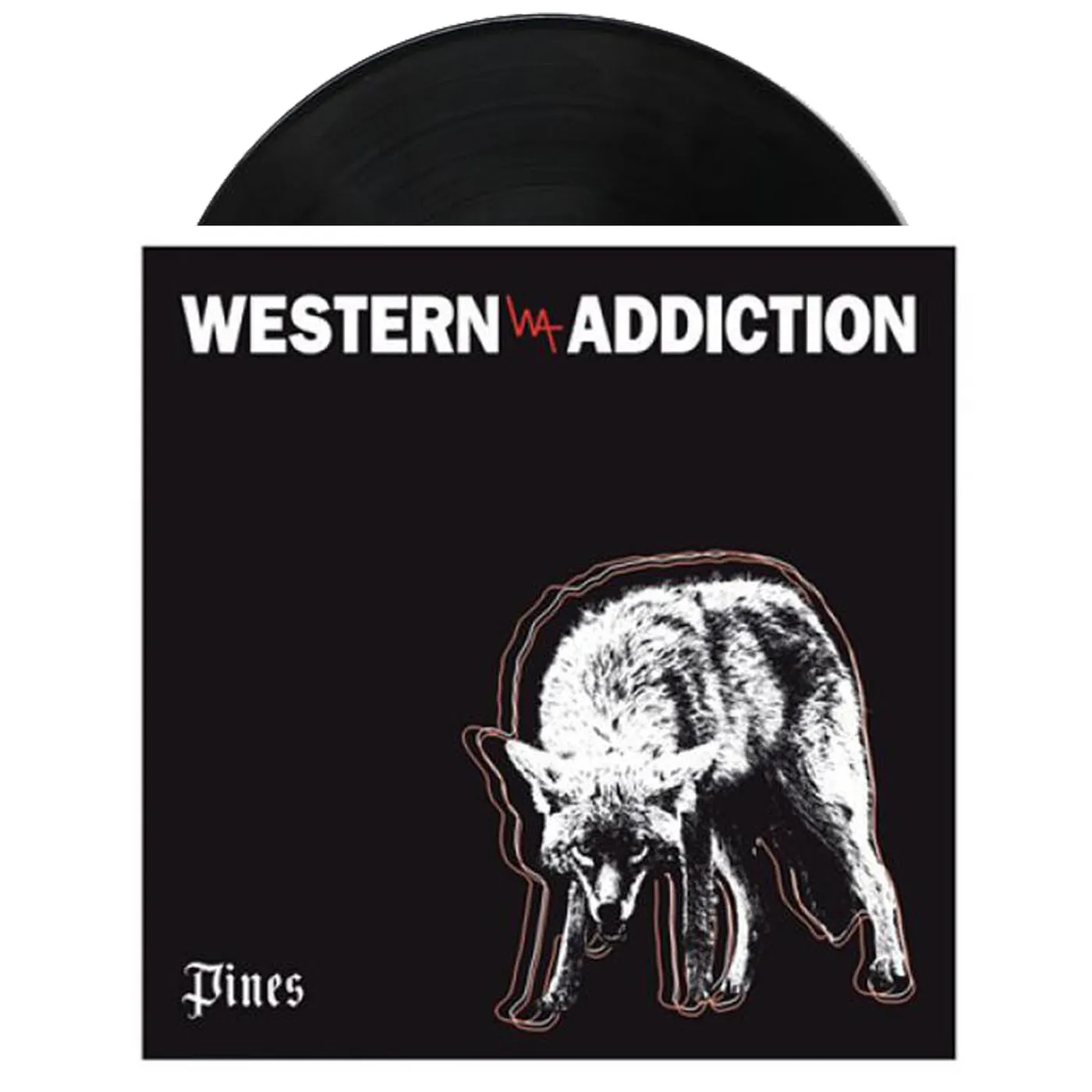 Western Addiction Pines 7" (Black) (Vinyl)