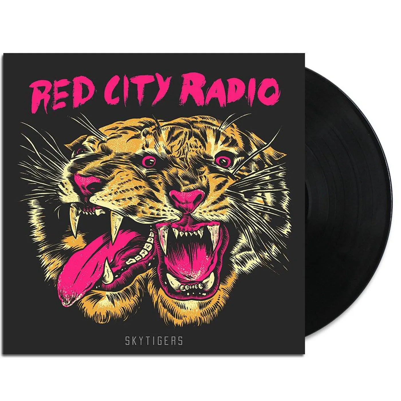 Red City Radio Sky Tigers EP Vinyl (Black) + Tee + Patch