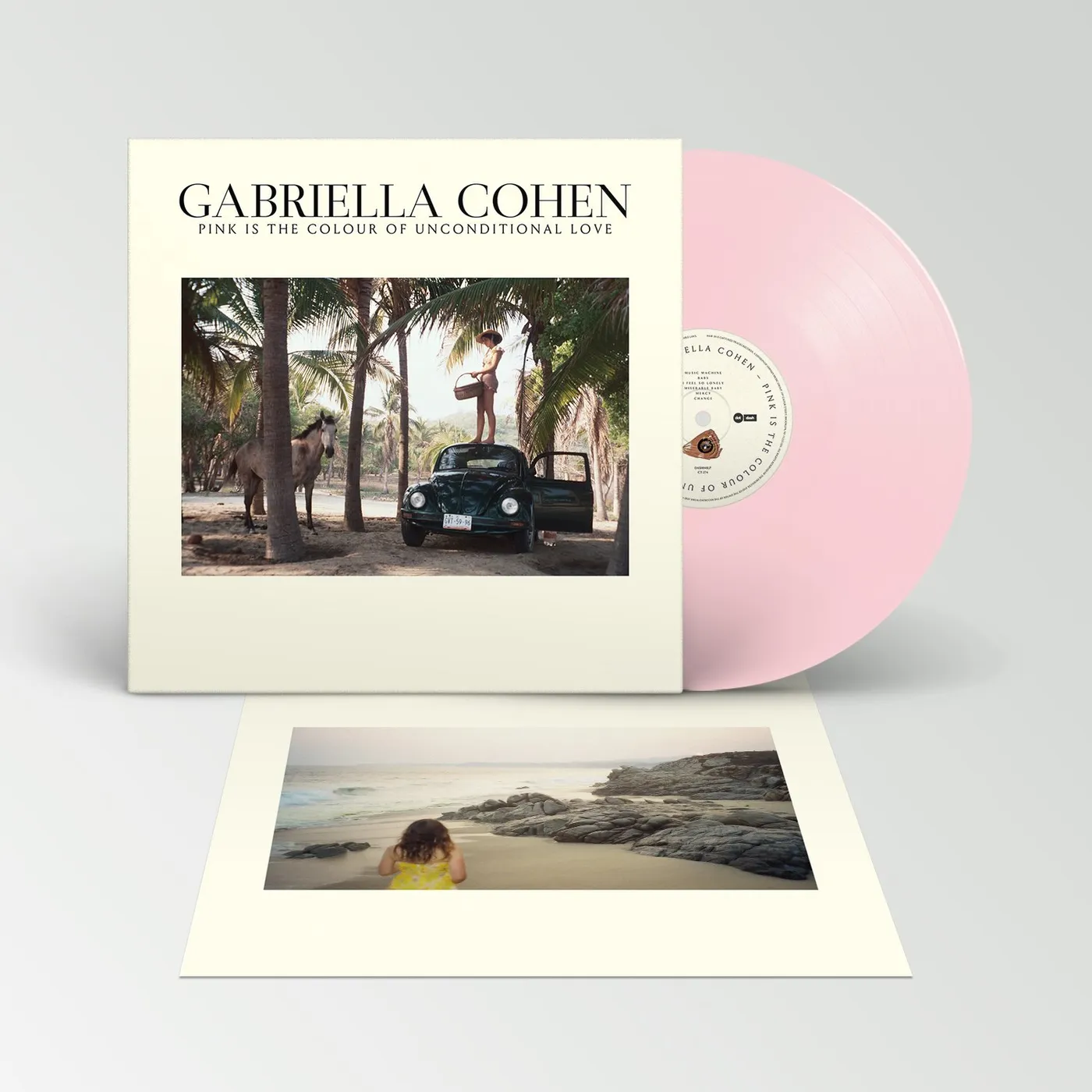 Gabriella Cohen Pink Is The Colour Of Unconditional Love LP (Light Pink) (Vinyl)
