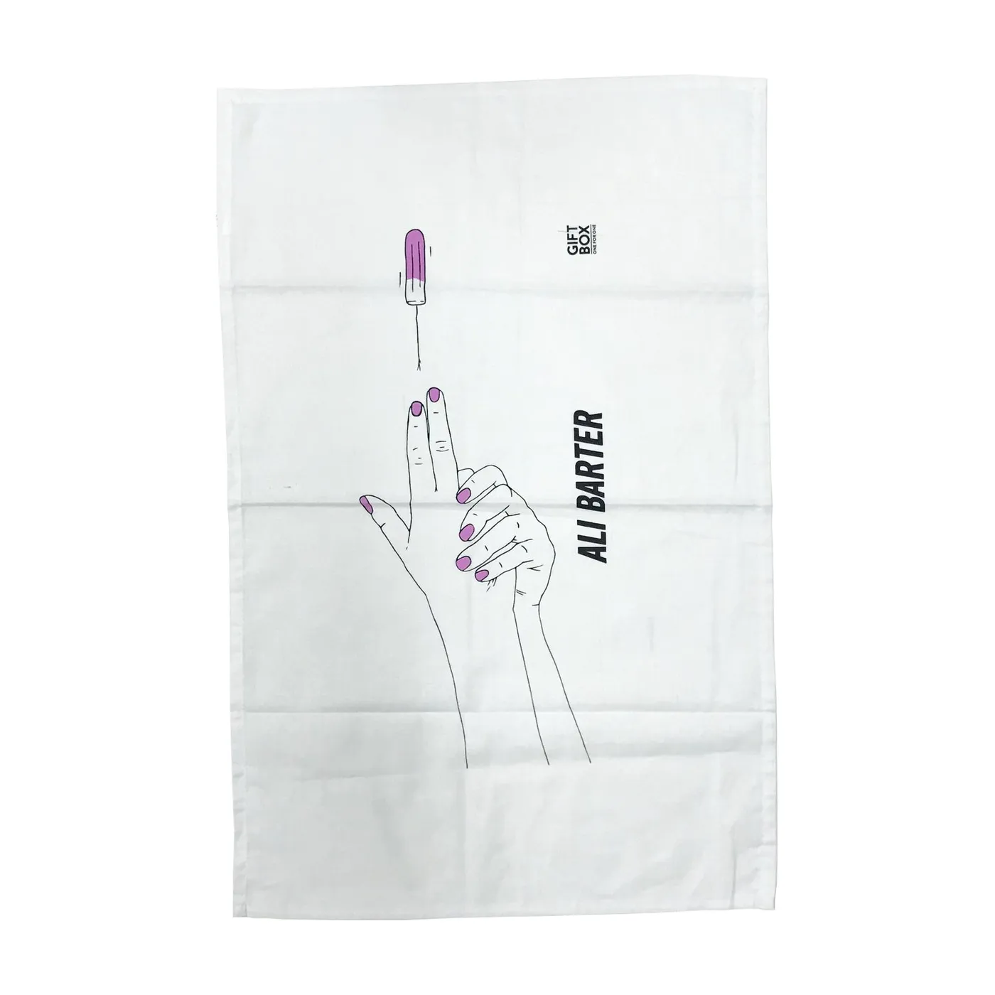 Ali Barter Gun Tea Towel