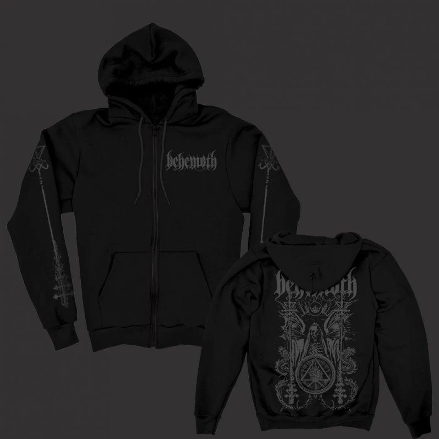 Behemoth Ceremonial Zip-Up Hoodie (Black)
