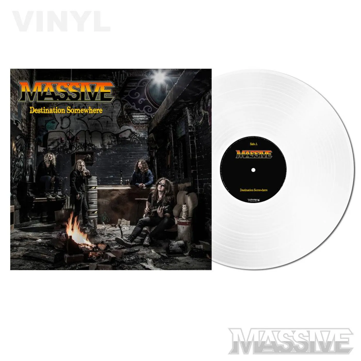Massive Destination Somewhere LP (White Aust Excl Ltd Ed) (Vinyl)