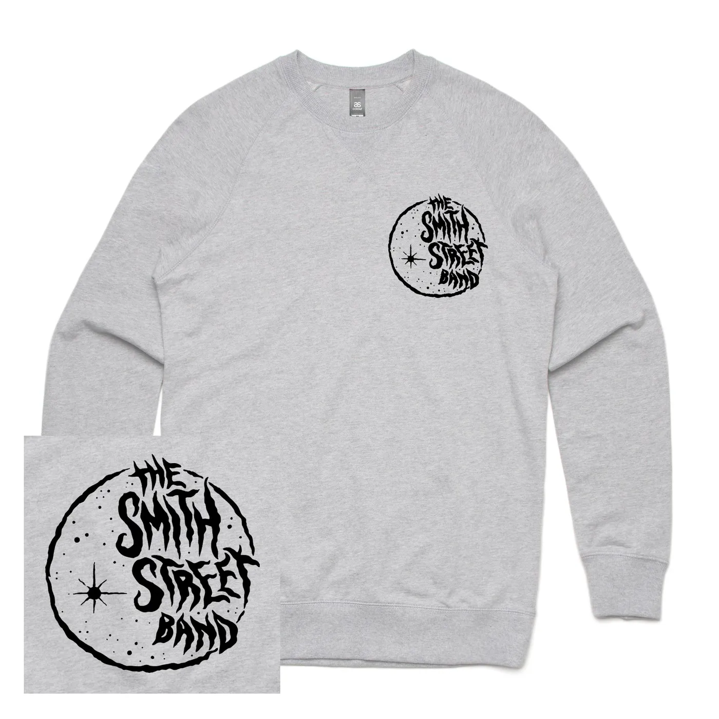 The Smith Street Band Moon Crewneck (Grey Marle)