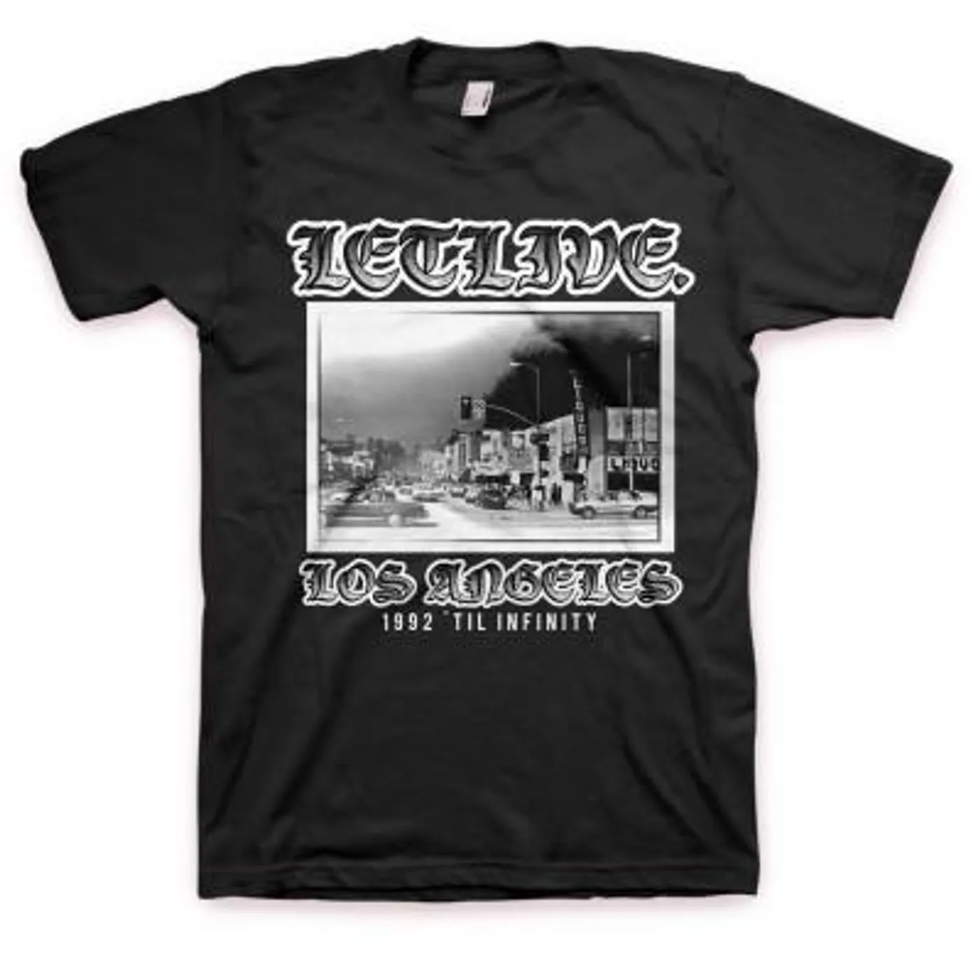 letlive. LA is Burning T-shirt (Black)