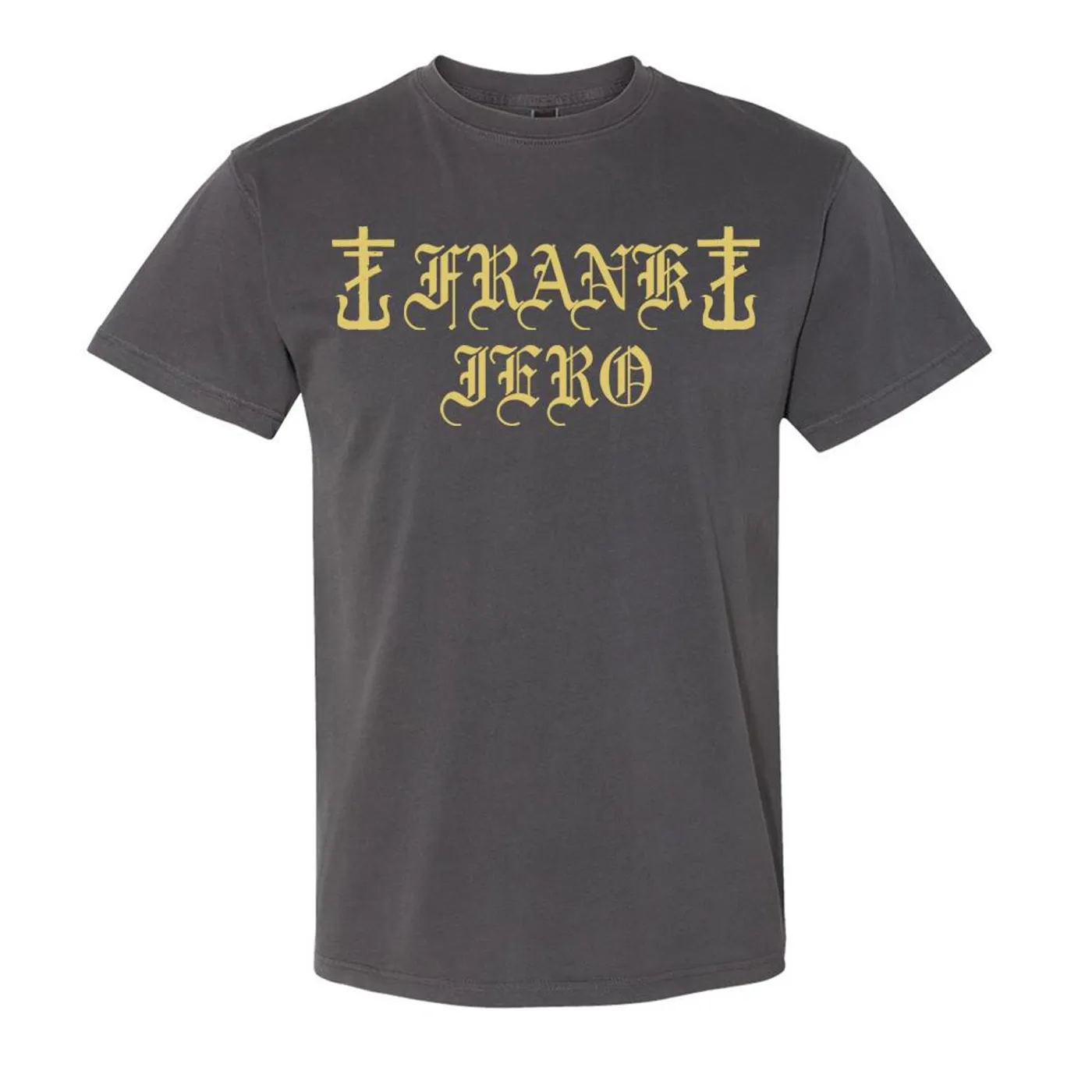 Frank Iero Old English T-shirt (Faded)